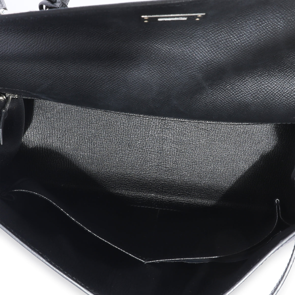 Hermes Black Epsom Kelly 32 PHW