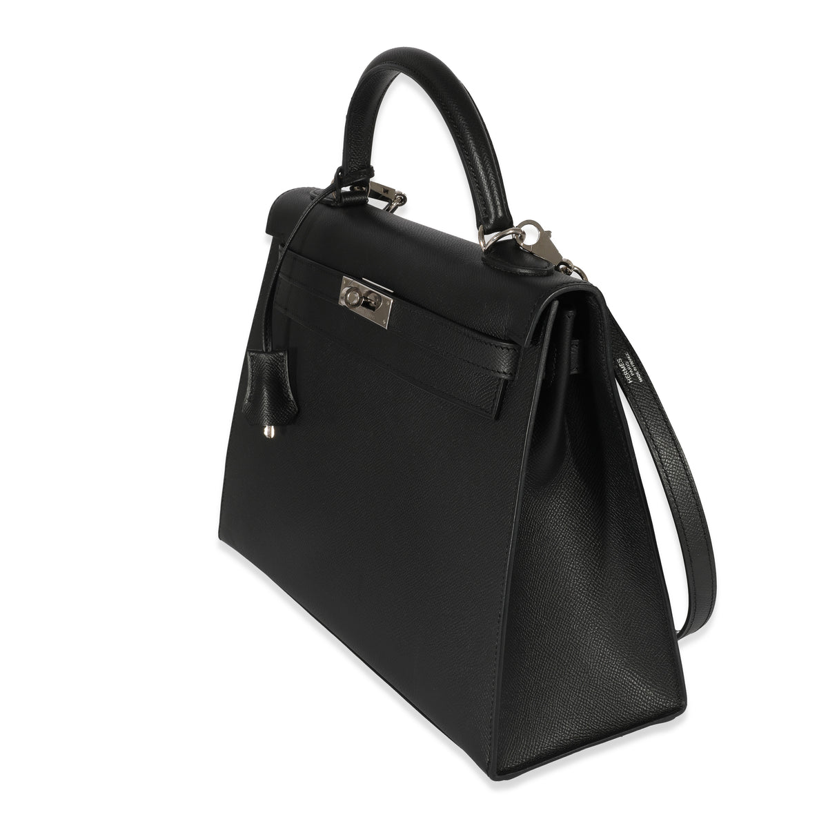 Hermes Black Epsom Kelly 32 PHW