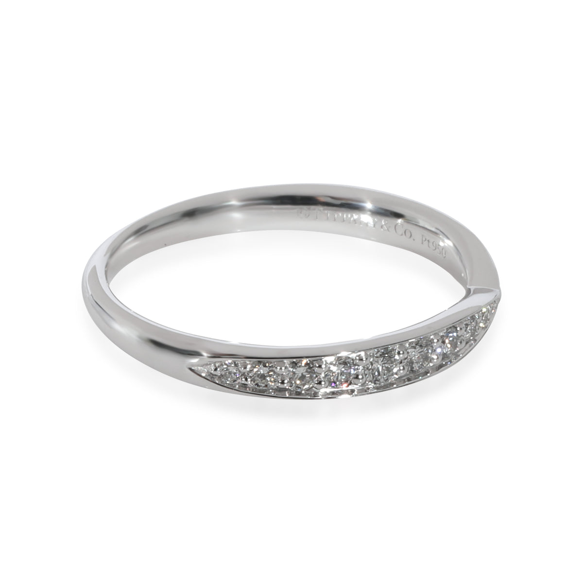 Tiffany & Co. Harmony Diamond Band in  Platinum 0.23 CTW