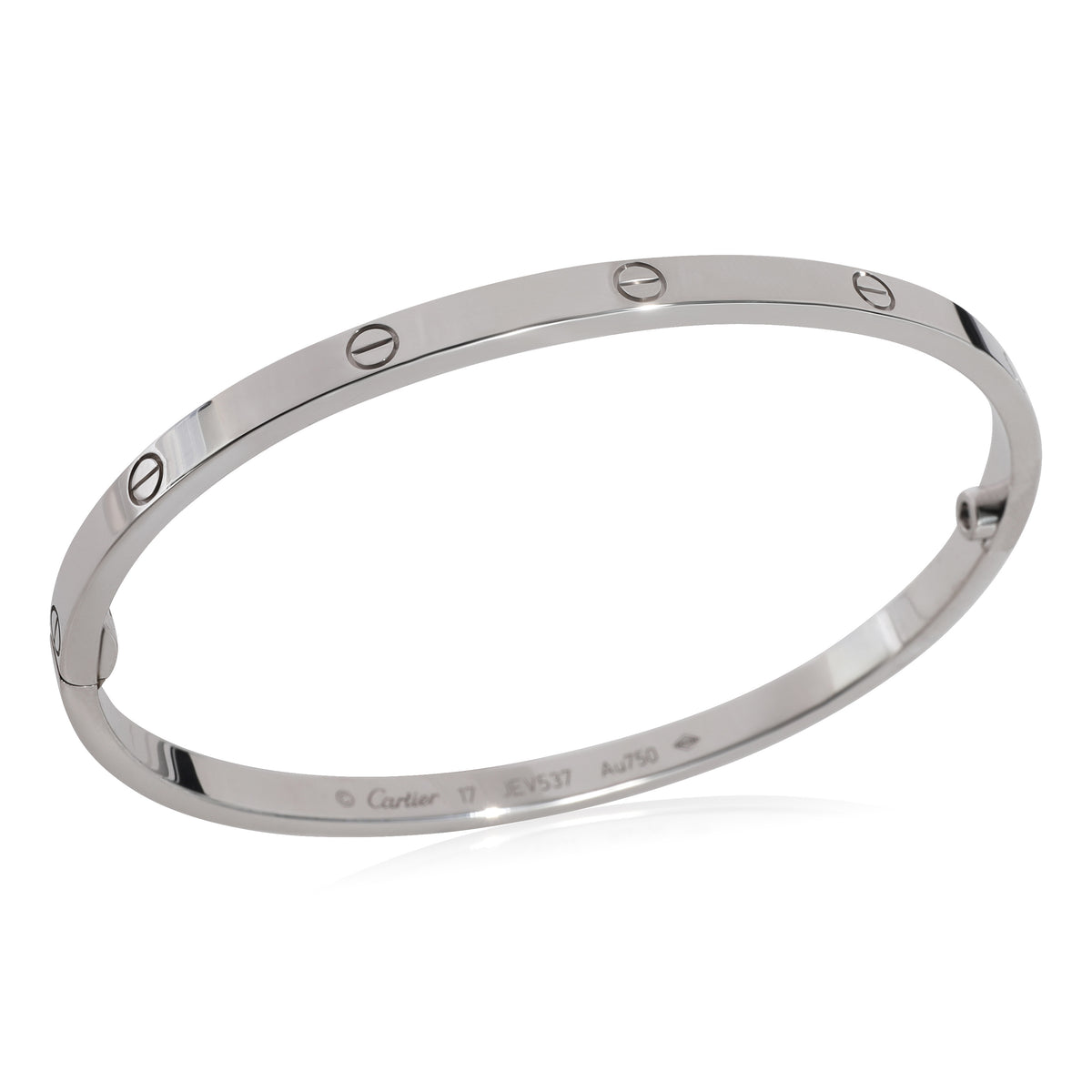 Cartier Love Bracelet, Small Model (White Gold)