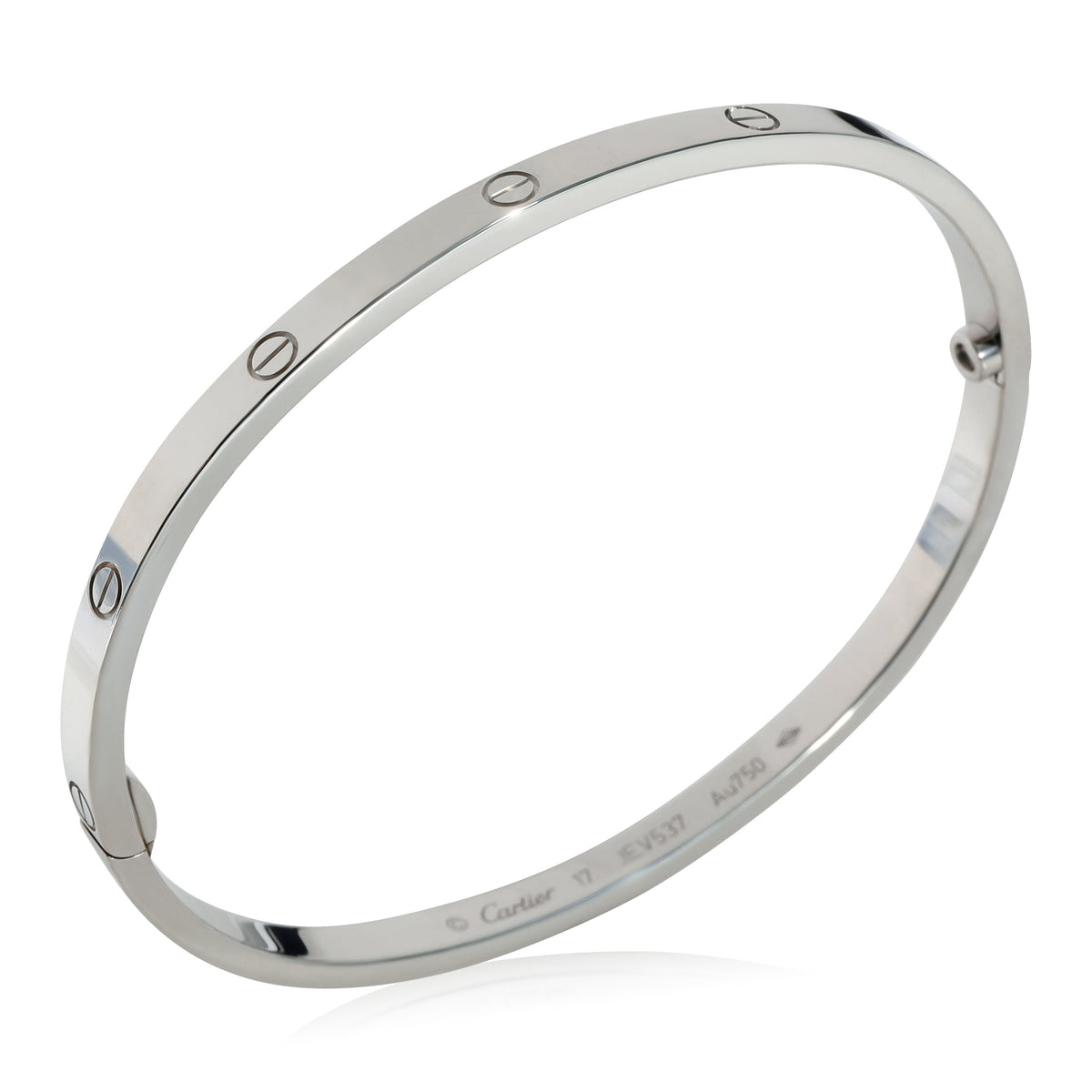 Cartier Love Bracelet, Small Model (White Gold)