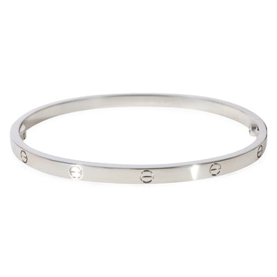 Cartier Love Bracelet, Small Model (White Gold)