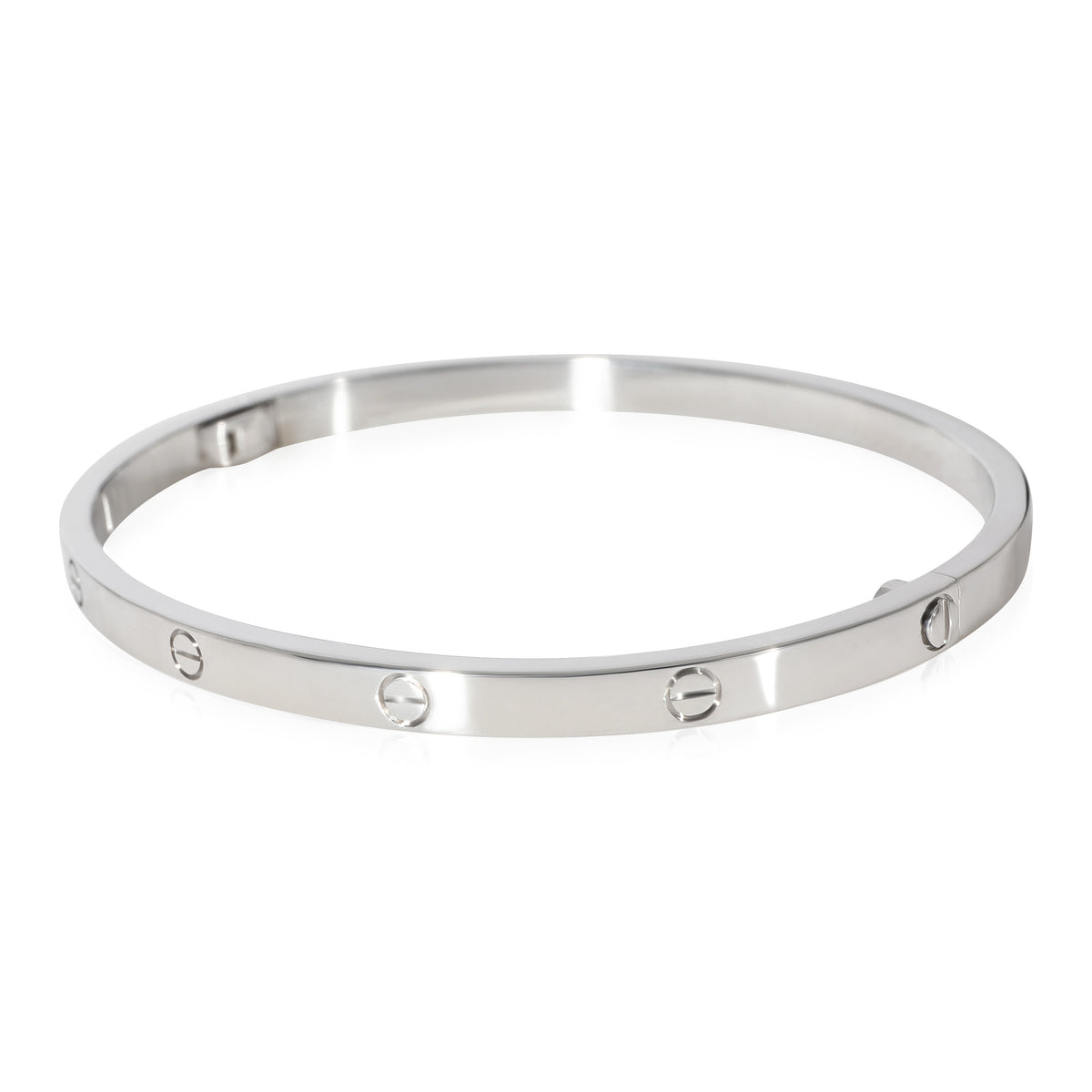 Cartier Love Bracelet, Small Model (White Gold) | myGemma | Item #129806