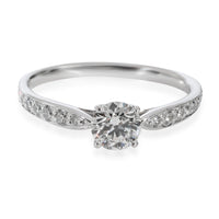 Tiffany & Co. Harmony Diamond Engagement Ring in Platinum H VS2 0.58 CT