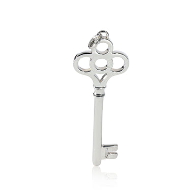 Tiffany & Co Crown Key Pendant in Sterling Silver