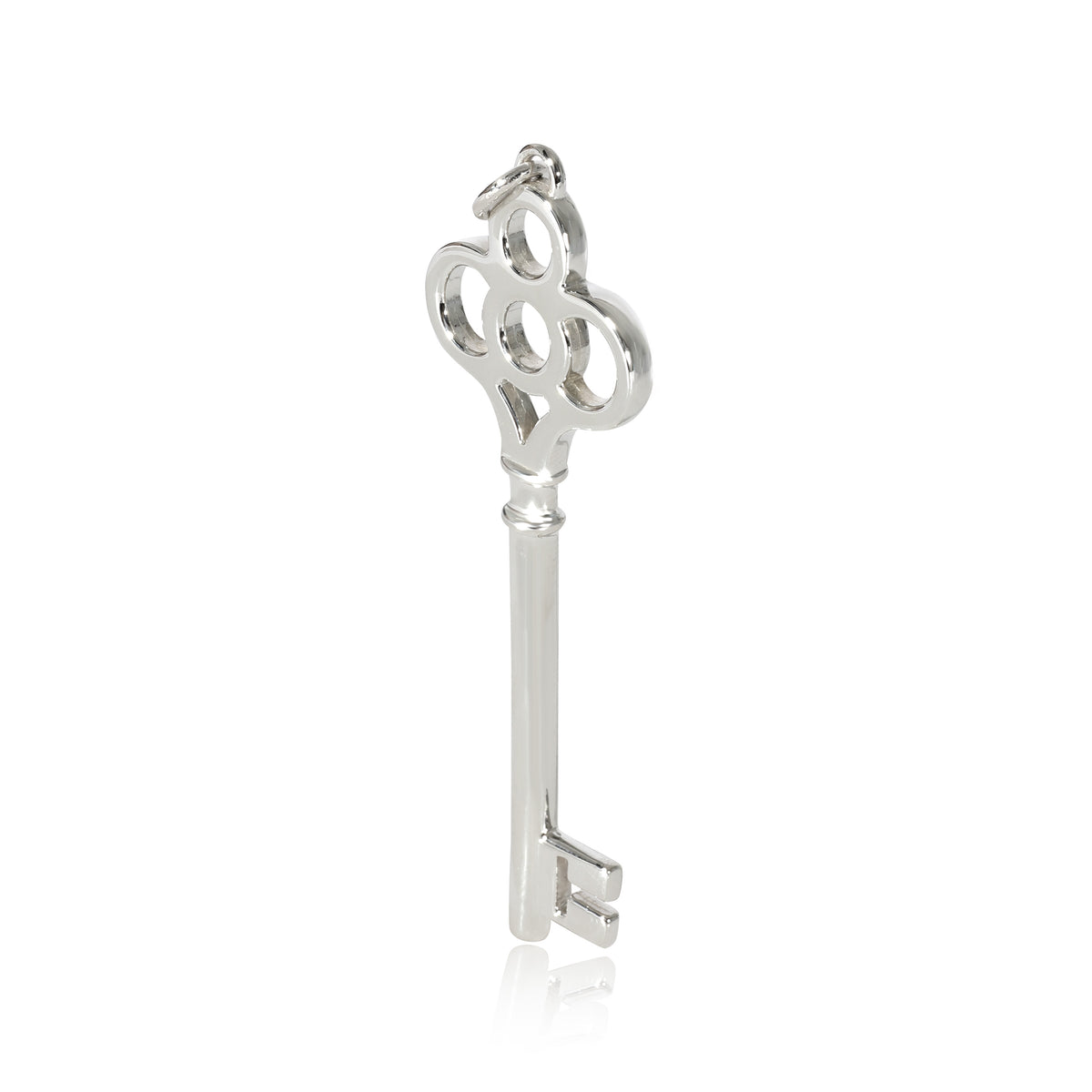 Tiffany & Co Crown Key Pendant in Sterling Silver