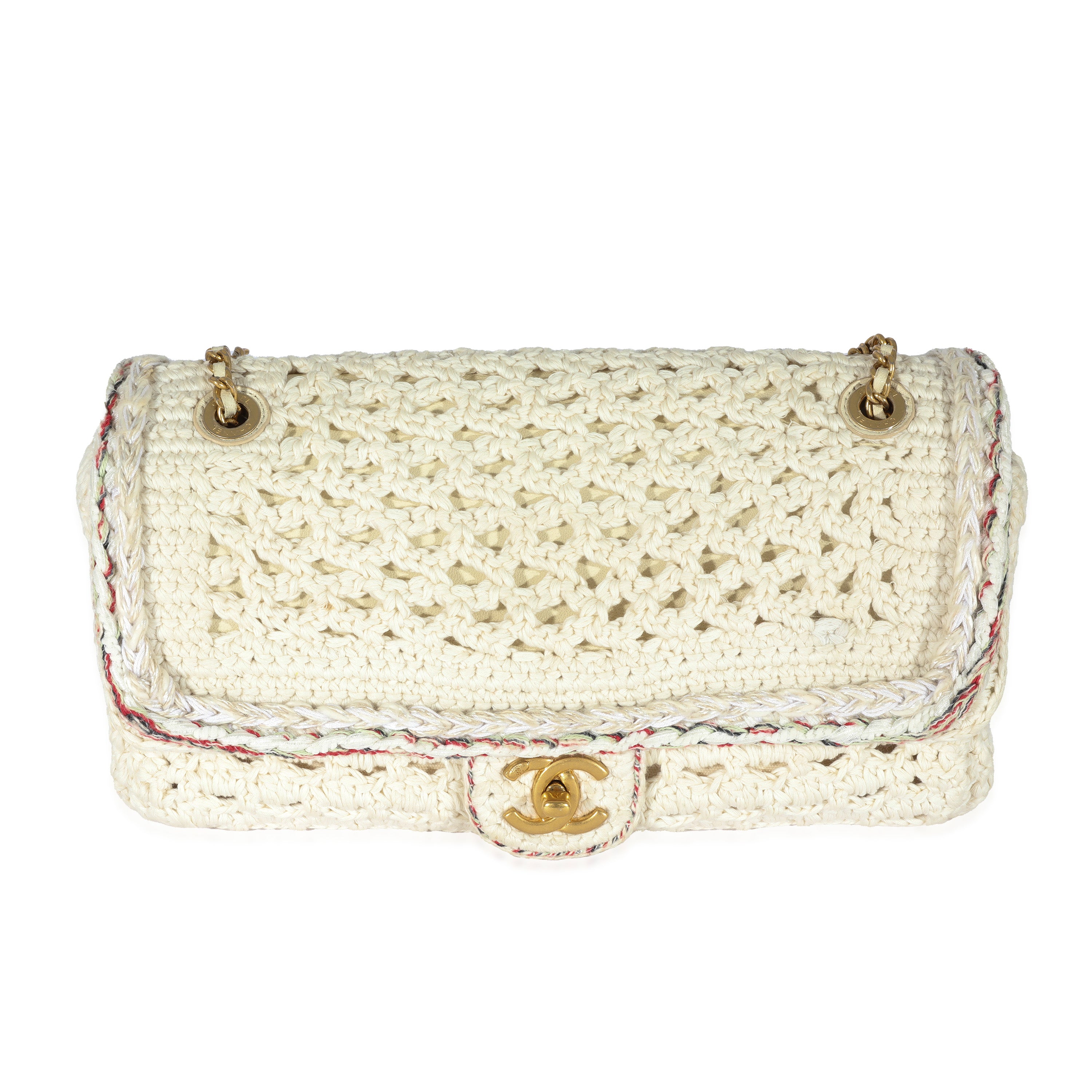 Chanel Beige Crochet Cayo Coco Flap Bag, myGemma