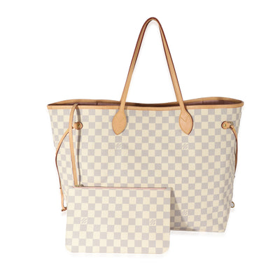 Louis Vuitton Damier Azur Canvas Rose Ballerine Neverfull GM