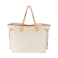 Louis Vuitton Damier Azur Canvas Rose Ballerine Neverfull GM