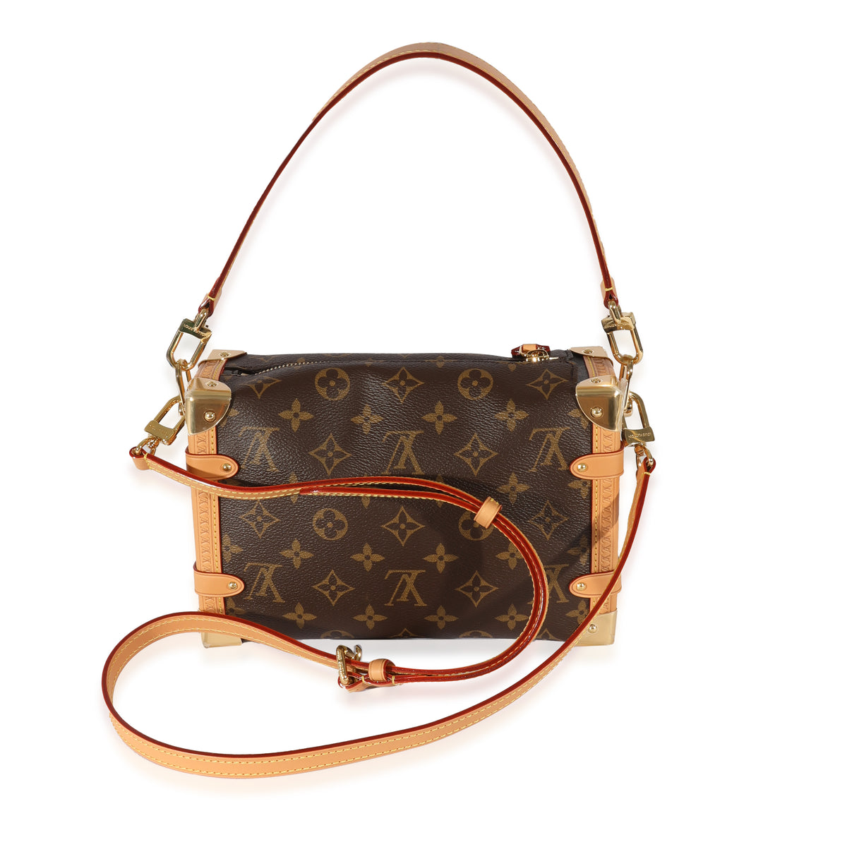 Louis Vuitton Monogram Side Trunk - Brown Crossbody Bags, Handbags