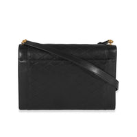 Saint Laurent Black Quilted Leather Medium Gaby