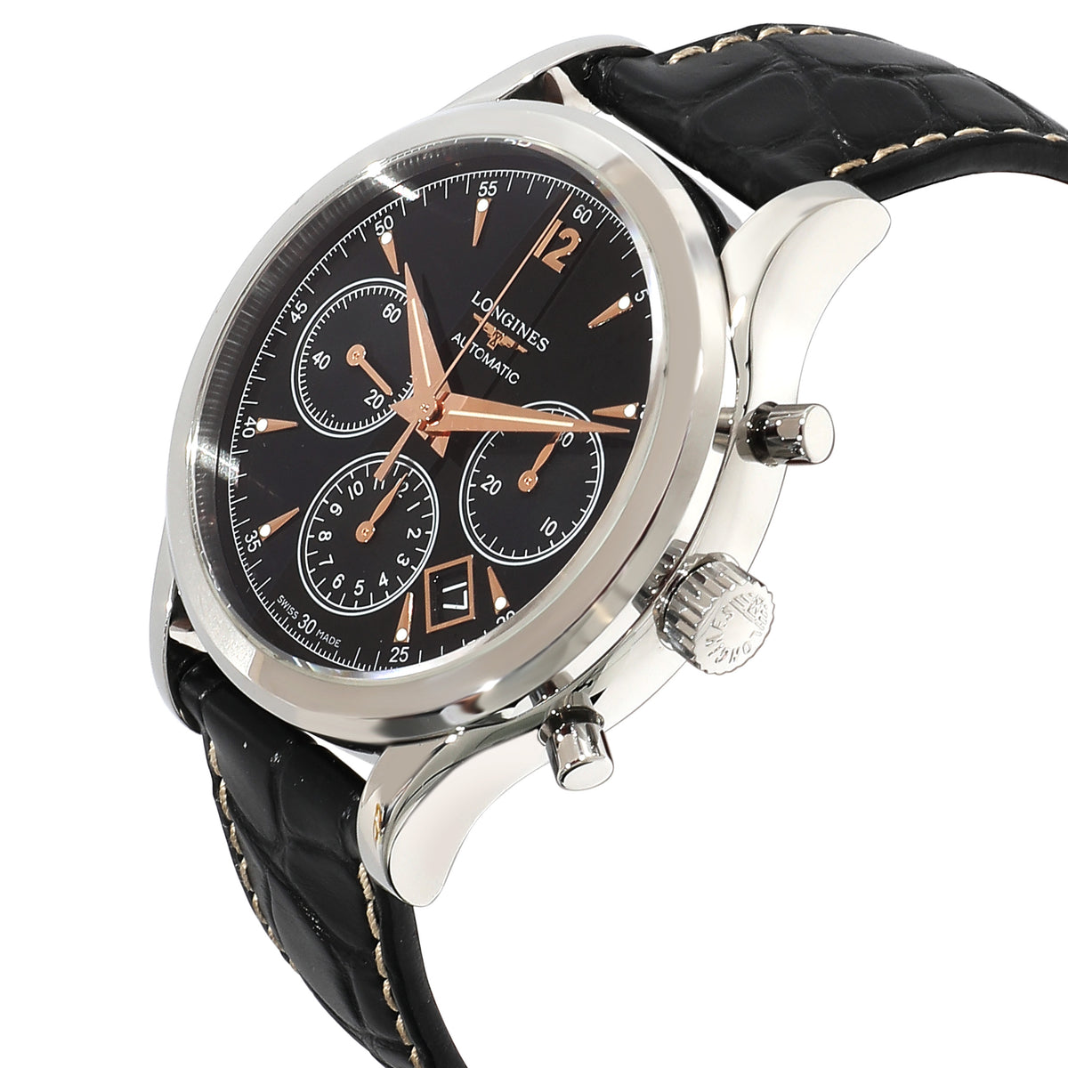 Longines Heritage Chrono L2.750.4 Mens Watch in  Stainless Steel