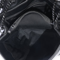 Saint Laurent Black Matelassé Leather Medium Loulou Bag