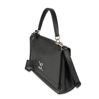 Louis Vuitton Black Leather LockMe II Bag