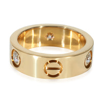 Cartier Love Diamond Ring in 18k Yellow Gold 0.22 CTW