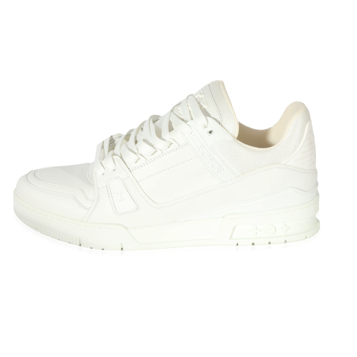 Louis Vuitton White Leather LV Trainer Sneaker - Sneaker | Pre-owned & Certified | used Second Hand | Mens