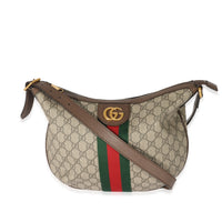 Gucci GG Supreme Web Small Ophidia Half Moon Hobo