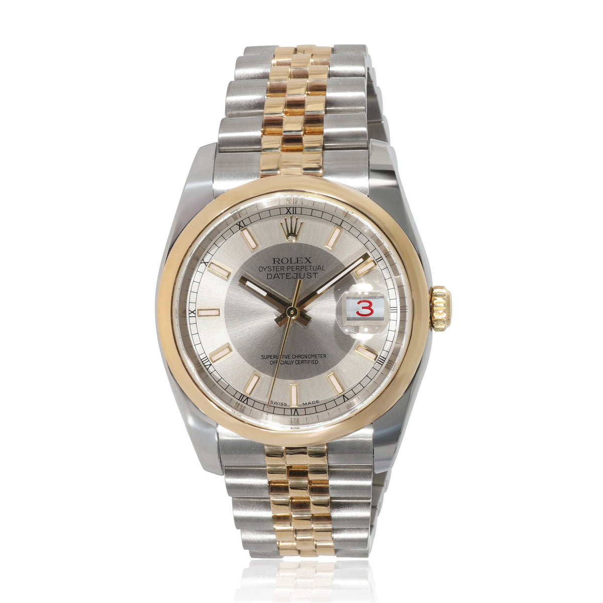 Rolex Datejust 116203 Men's Watch in 18kt Stainless Steel/Yellow Gold