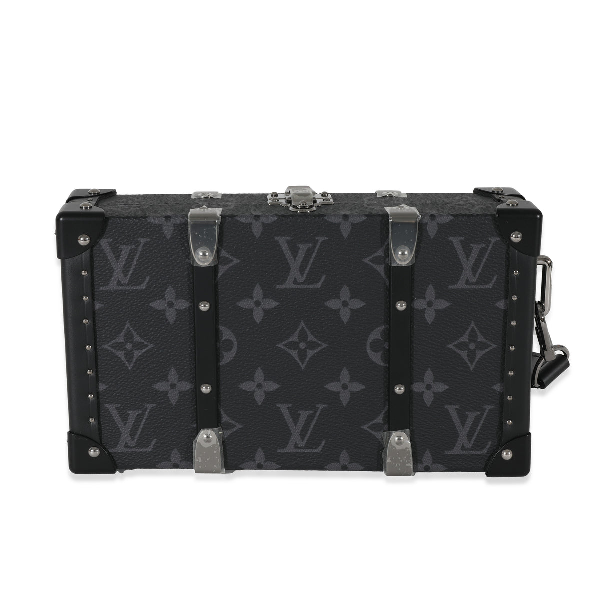 Louis Vuitton Monogram Eclipse Clutch Box Crossbody Bag in Black