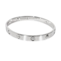 Cartier Love 6 Diamond Bracelet in 18k White Gold 0.54 CTW