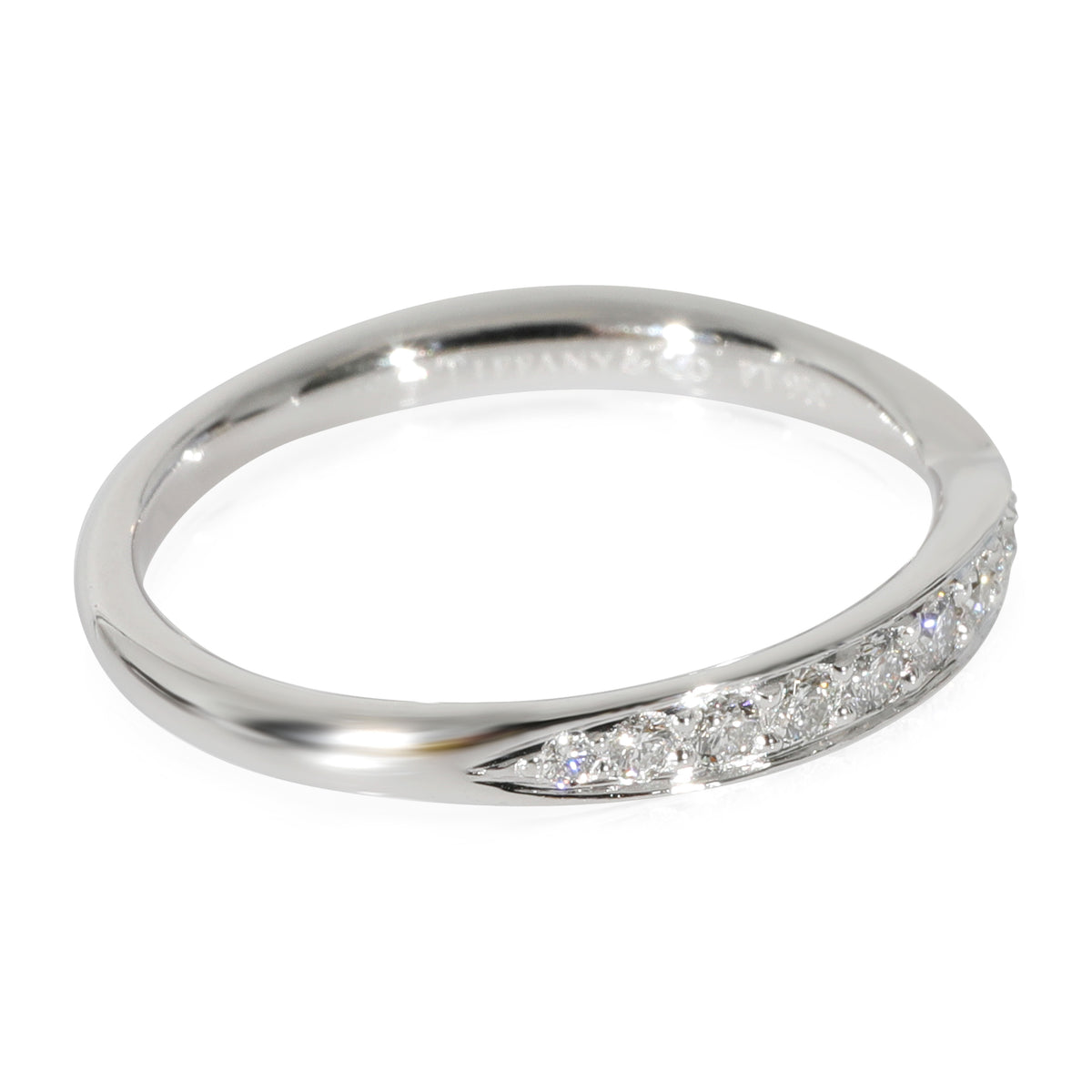 Tiffany & Co. Harmony Diamond Wedding Band in  Platinum 0.23 CTW