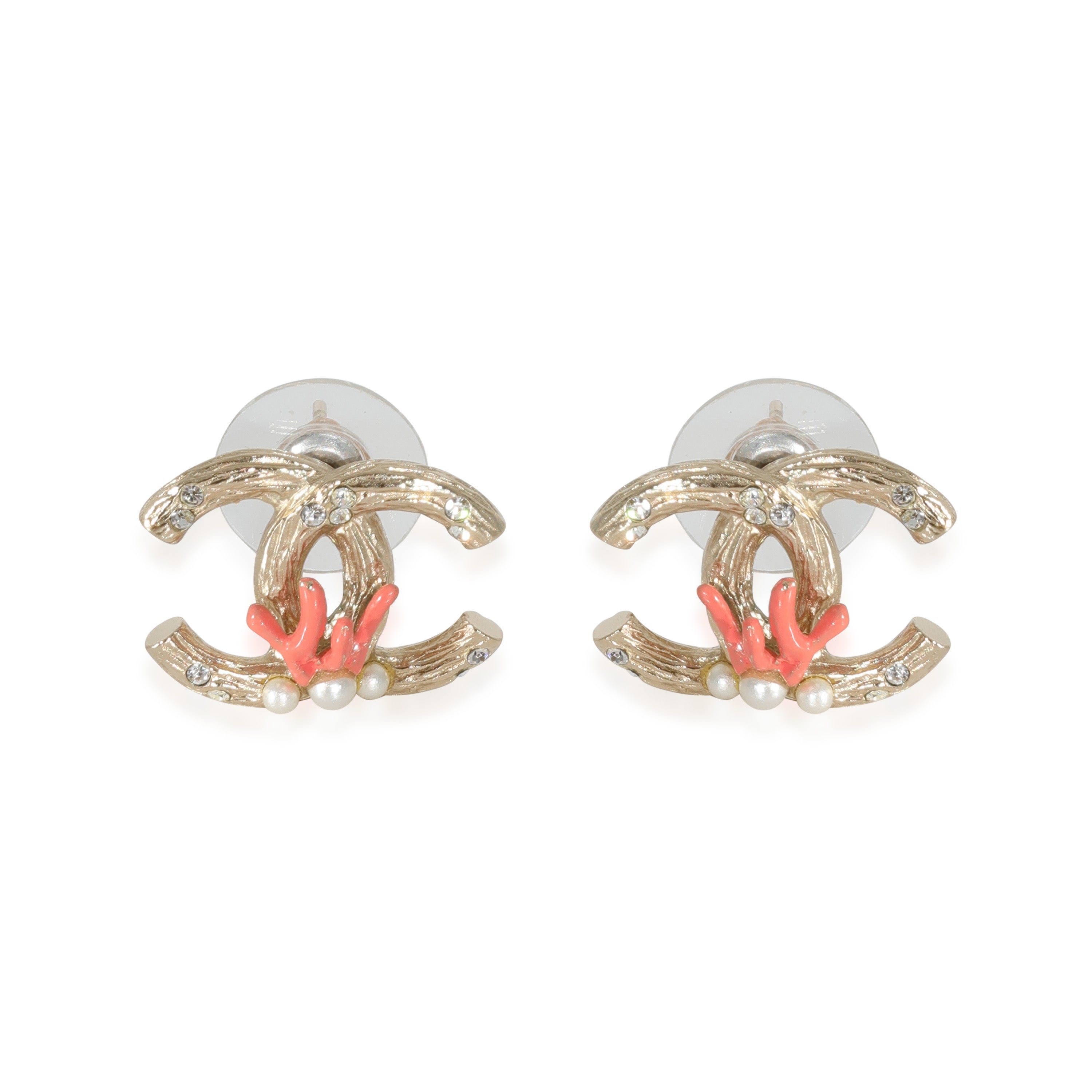 Chanel Inspired Stud Earrings – queenzprincessez