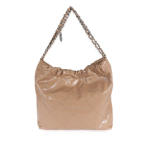 Chanel Beige Calfskin Chanel 22 Bag