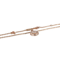 Chopard Happy Diamonds Icons  Necklace in 18K Rose Gold 0.15 CTW