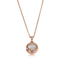 Chopard Happy Diamonds Icons  Necklace in 18K Rose Gold 0.15 CTW