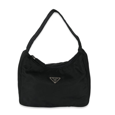 Prada Black Tessuto Nylon Vela Pochette