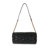 Saint Laurent Black Leather Small Sade Tube Bag