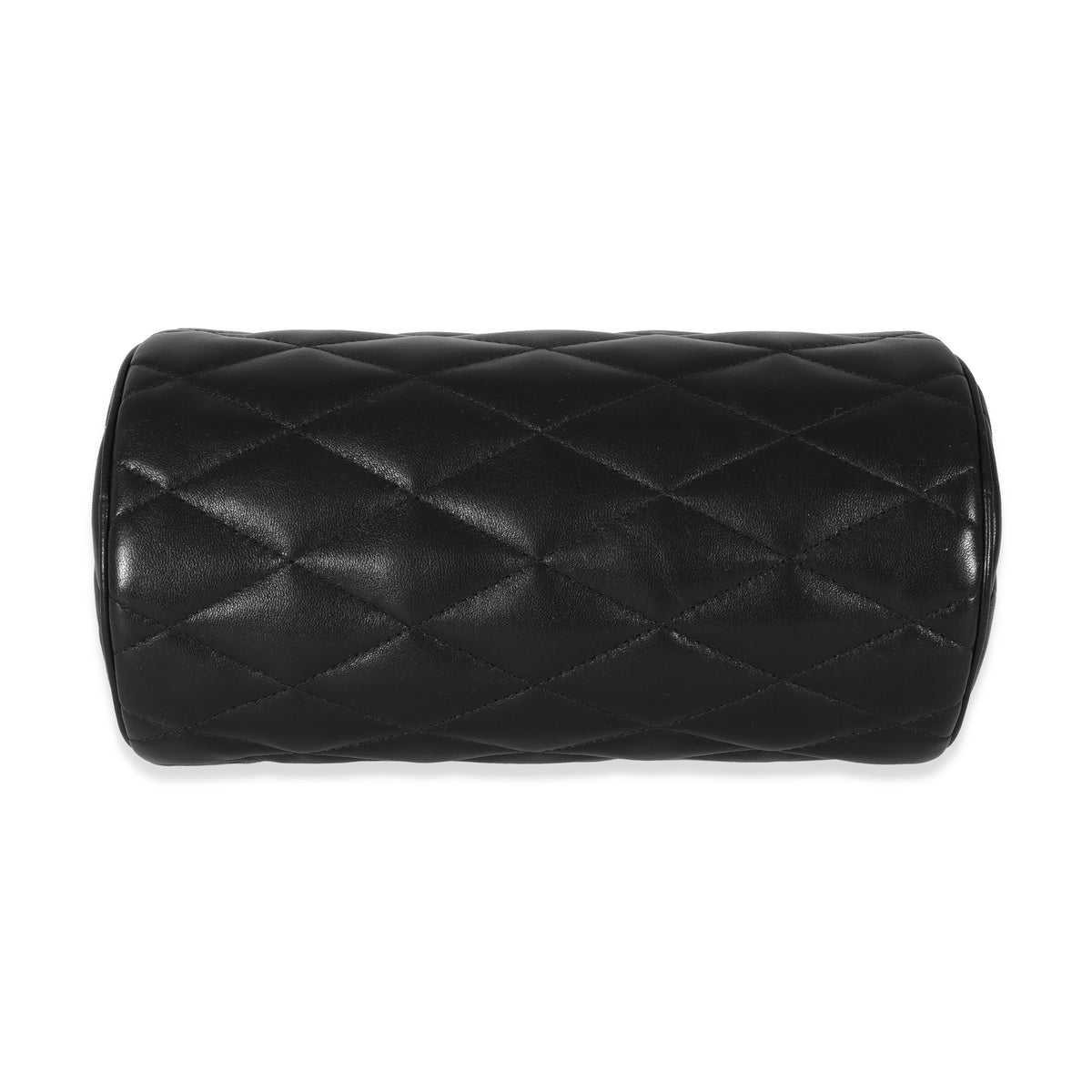 Saint Laurent Black Leather Small Sade Tube Bag