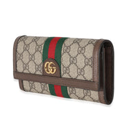 Gucci GG Canvas Ophidia Continental Wallet