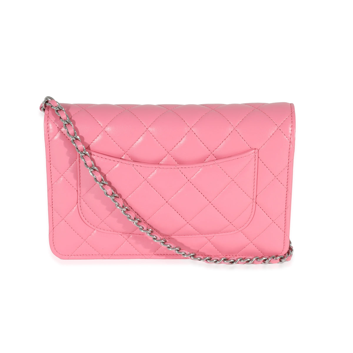 Chanel Pink Lambskin Wallet On Chain | myGemma | Item #130090