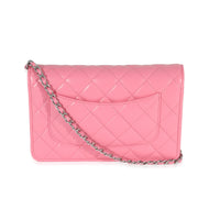 Chanel Pink Lambskin Wallet On Chain