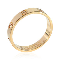 Cartier Love Wedding Band in 18k Yellow Gold