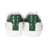 Gucci White Leather Ace Trainer