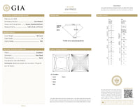 GIA Certified 1.00 Ct Princess cut H VS2 Loose Diamond