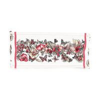 Christian Dior Multicolor Butterfly Canvas Medium Book Tote