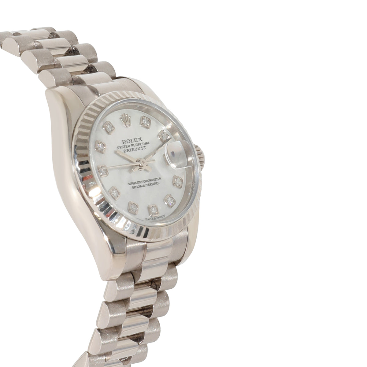 Rolex Datejust 179179 Women's Watch in 18kt White Gold