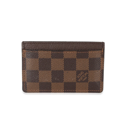 Louis Vuitton Damier Ebene Canvas Card Holder