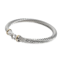 David Yurman Cable Collection Buckle Bracelet in 18K Yellow Gold/Sterling Silver