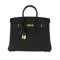 Hermès Black Togo Birkin 25 GHW