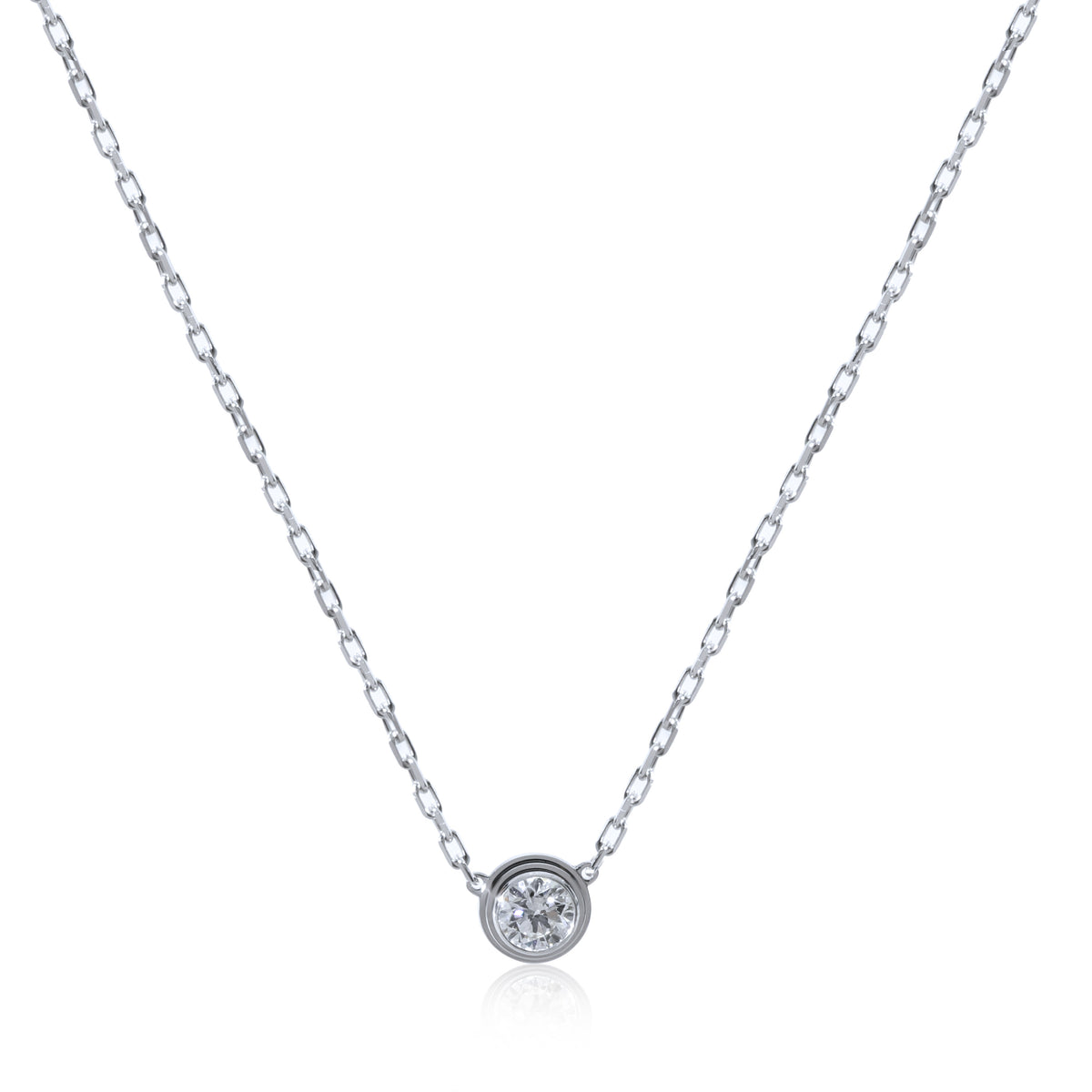 Cartier Damour LM Diamond Necklace 750 (YG) 3.0g – Timeless Vintage