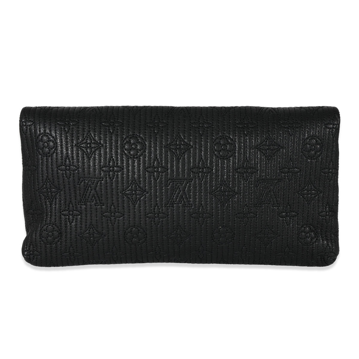 Louis Vuitton Altair Clutch Quilted Monogram Leather Blue