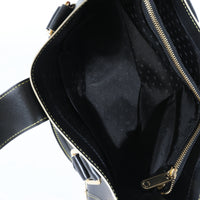 Louis Vuitton Black Leather Suhali Le Fabuleux