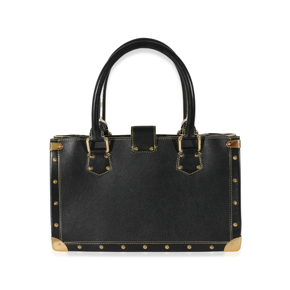 LOUIS VUITTON Black Suhali Le Fabuleux Goat Leather Bag