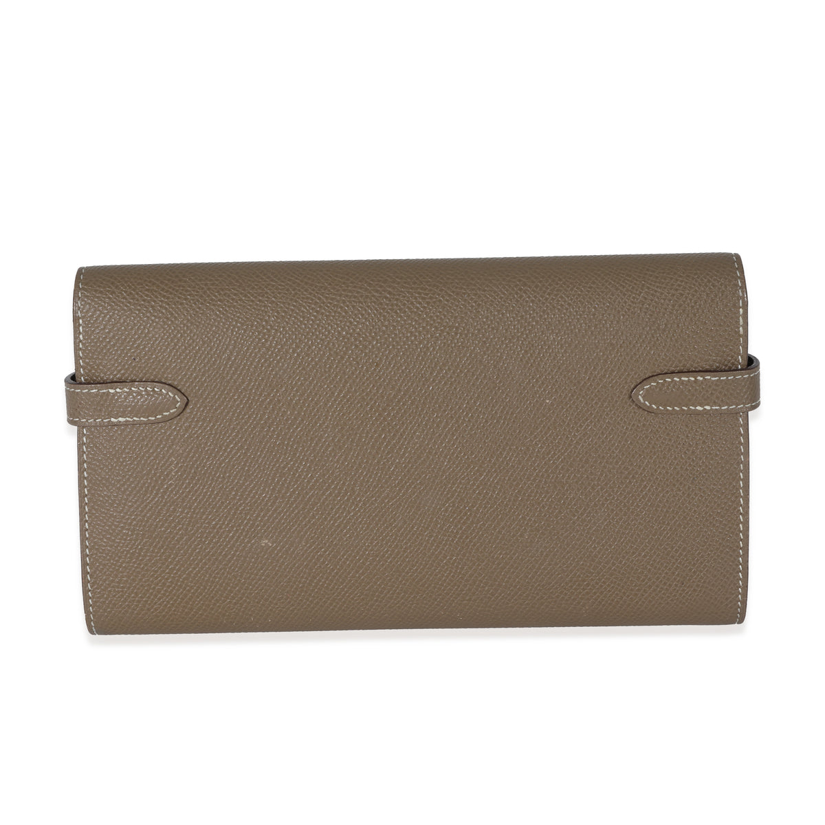 Hermes Etoupe Epsom Kelly Long Wallet PHW