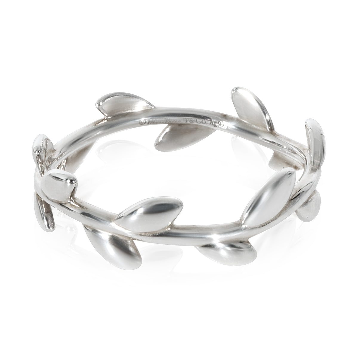 Tiffany & Co. Paloma Picasso Olive Leaf Ring  in Sterling Silver