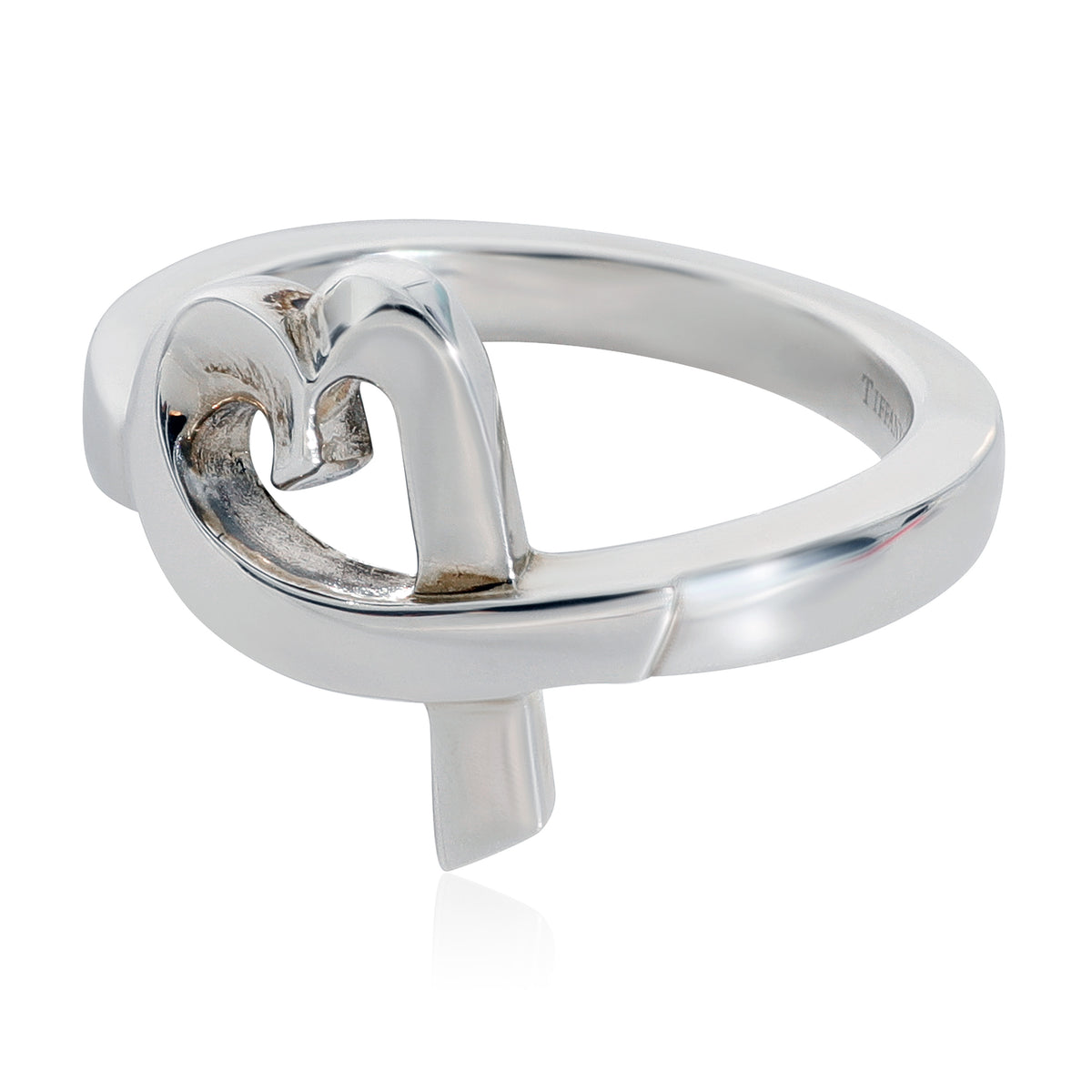 Tiffany & Co. Paloma Picasso Loving Heart Ring in Sterling Silver